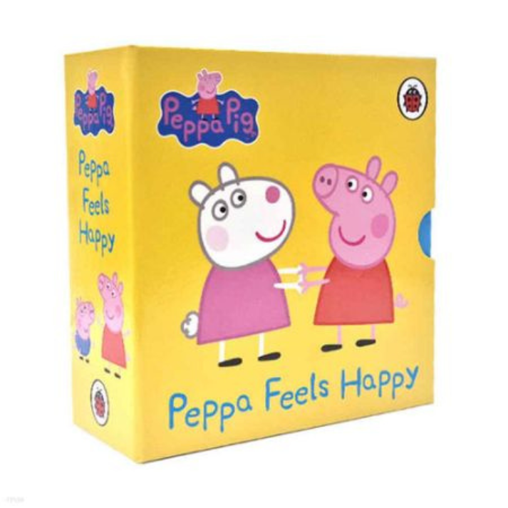 PEEPA PIG : PEPPA FEELS HAPPY SLIPCASE SET OF 6 BOARD BOOKS