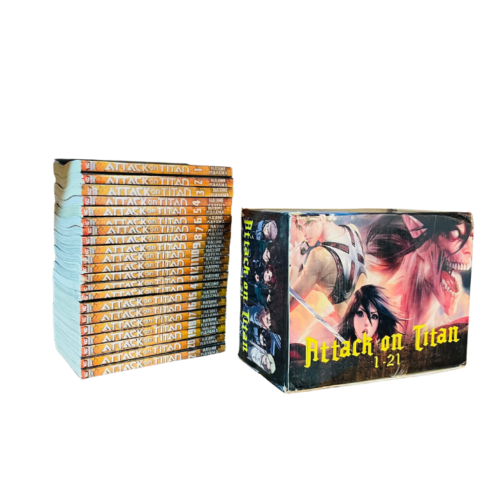 Attack On Titan Manga Box Set (Volume 1-21) by Hajime Isayama - BooxWorm