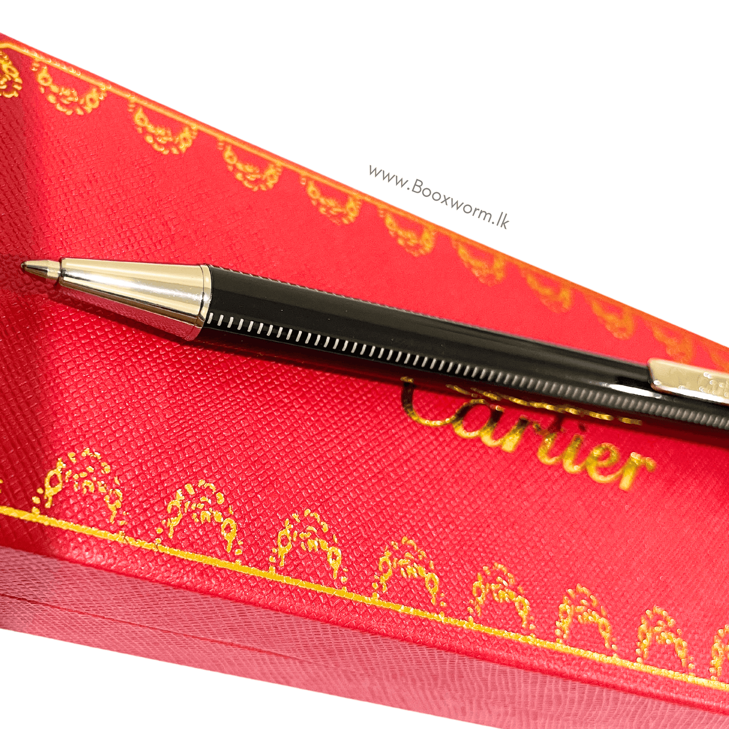 Cartier Slim Ballpoint Pen – Black & White - BooxWorm