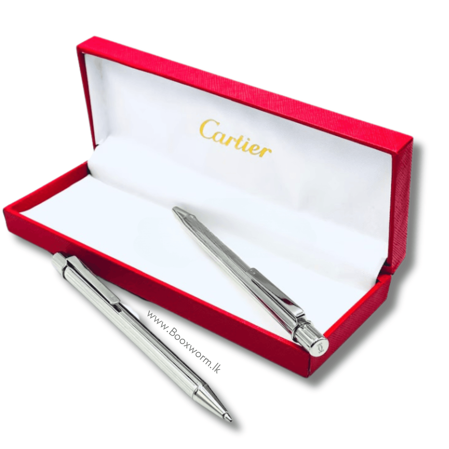 Cartier Slim Ballpoint Pen – Silver - BooxWorm