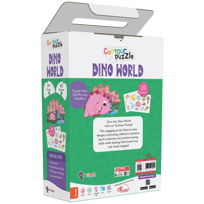 Contour Puzzles - Dino World - BooxWorm