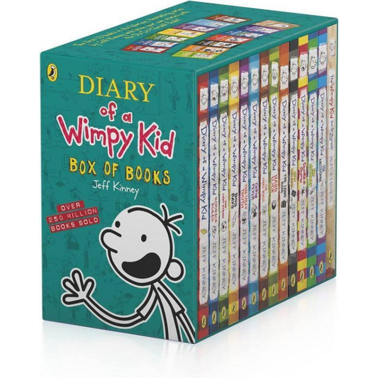 Diary Of A Wimpy Kid Box Set (14 Book) By Jeff Kinney (Imperfect) - BooxWorm