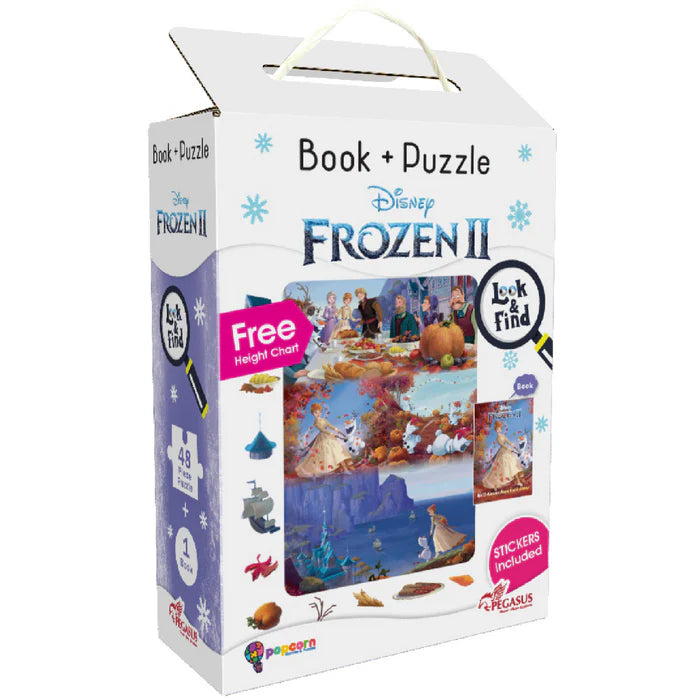 Disney Frozen Puzzle - 48 pc Puzzle Frozen (Book + Puzzle) - BooxWorm
