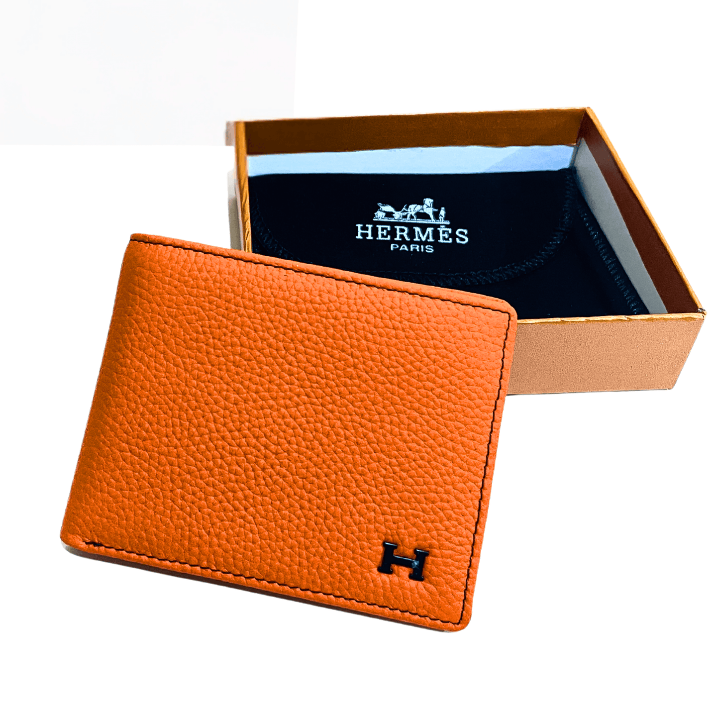 Hermes Chic Boutique Men’s Bifold Wallet - BooxWorm