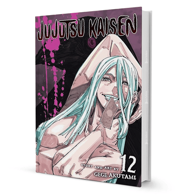 Jujutsu Kaisen Vol 12 manga by Gege Akutami, illustrated cover with main character, English edition