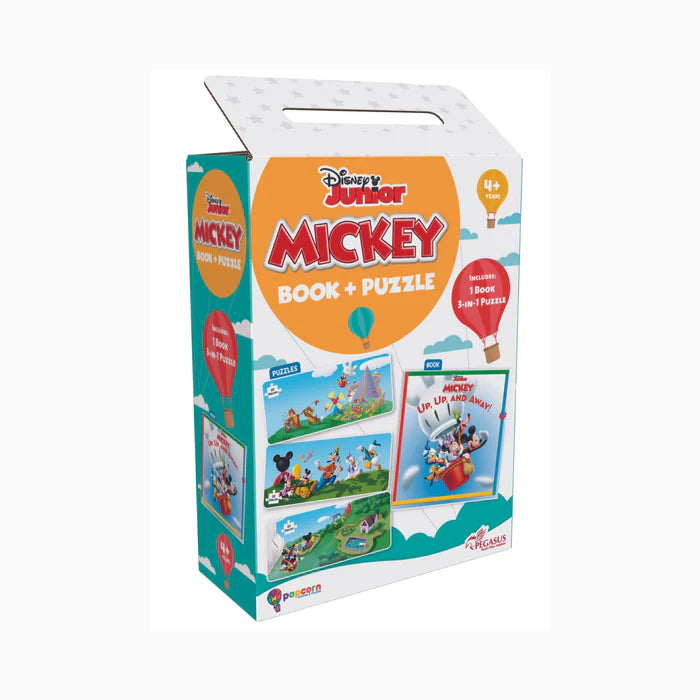 Mickey & Friends (Book & 60 Piece Puzzles) - BooxWorm