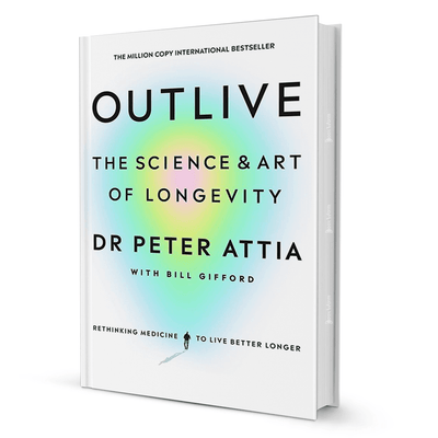 Outlive by Dr Peter Attia self-help book on longevity science, Sri Lanka bookstore