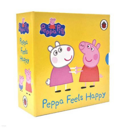 PEEPA PIG : PEPPA FEELS HAPPY SLIPCASE SET OF 6 BOARD BOOKS - BooxWorm
