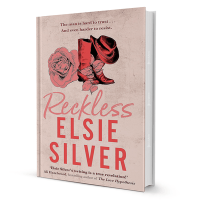 Reckless by Elsie Silver book cover with rose, cowboy boots, and hat, Sri Lanka romance fiction