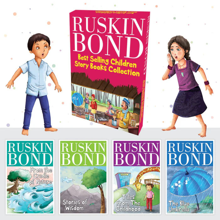 Ruskin Bond Short Stories - Set of 4 Bestselling Children Story Books - BooxWorm