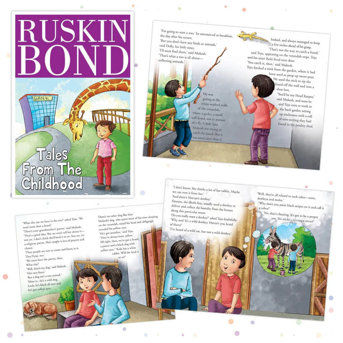 Ruskin Bond Short Stories - Set of 4 Bestselling Children Story Books - BooxWorm