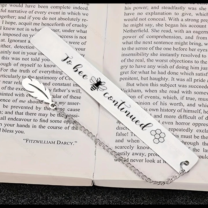 Stainless Steel Bookmark - BooxWorm