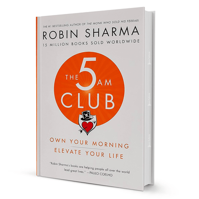 The 5 AM Club by Robin Sharma self-help productivity book cover, Sri Lanka online bookstore