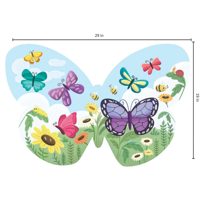 World of Butterfly- (CONTOUR PUZZLE) - BooxWorm