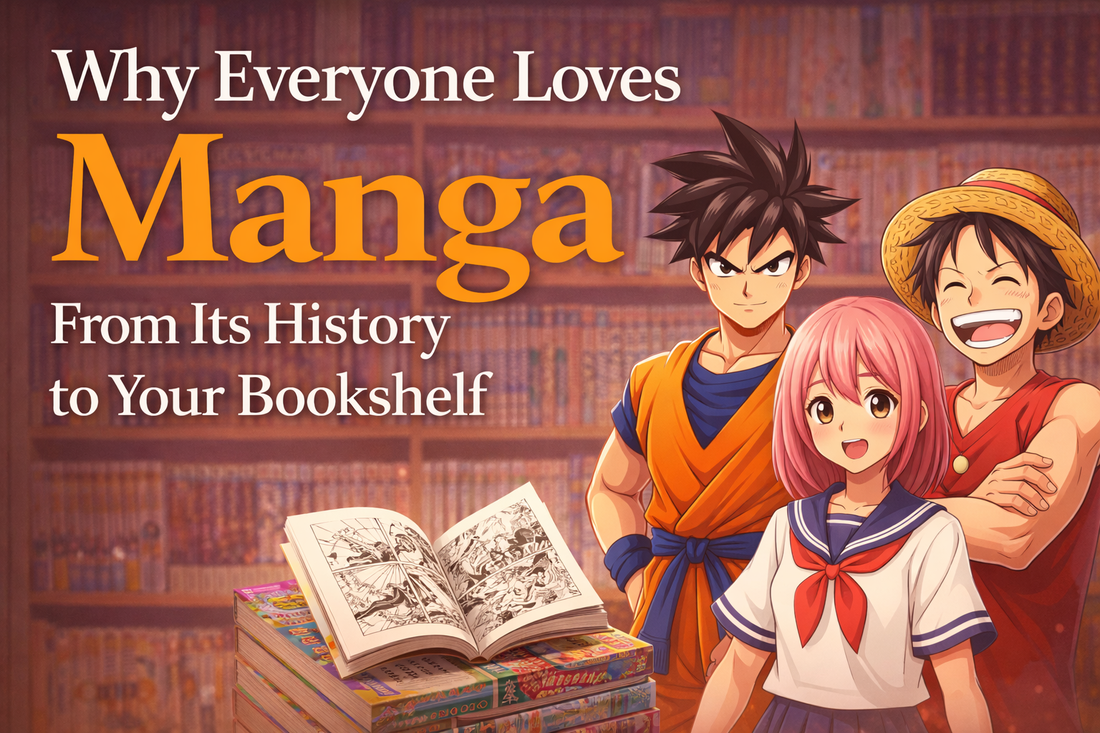 Why Everyone Loves Manga: From Its History to Your Bookshelf