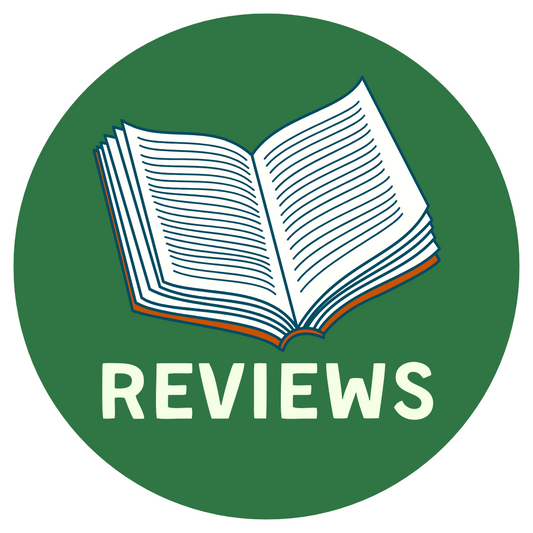 Open book with 'Reviews' text, symbolizing self-help, fiction, and manga book reviews Sri Lanka