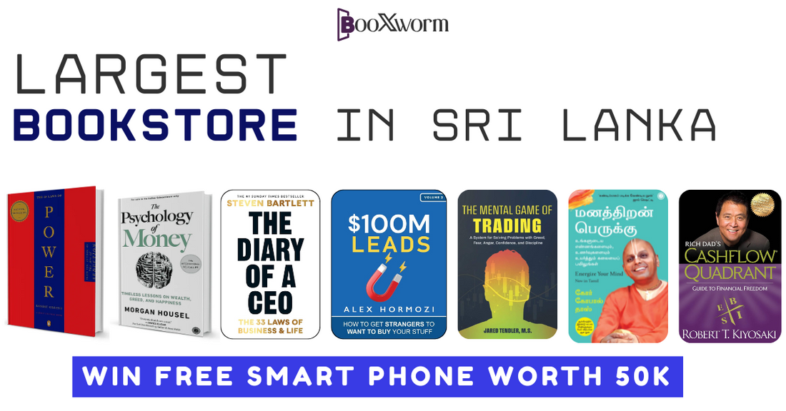 Top Sri Lankan bookstore with bestselling books on self-help, trading, business, and psychology