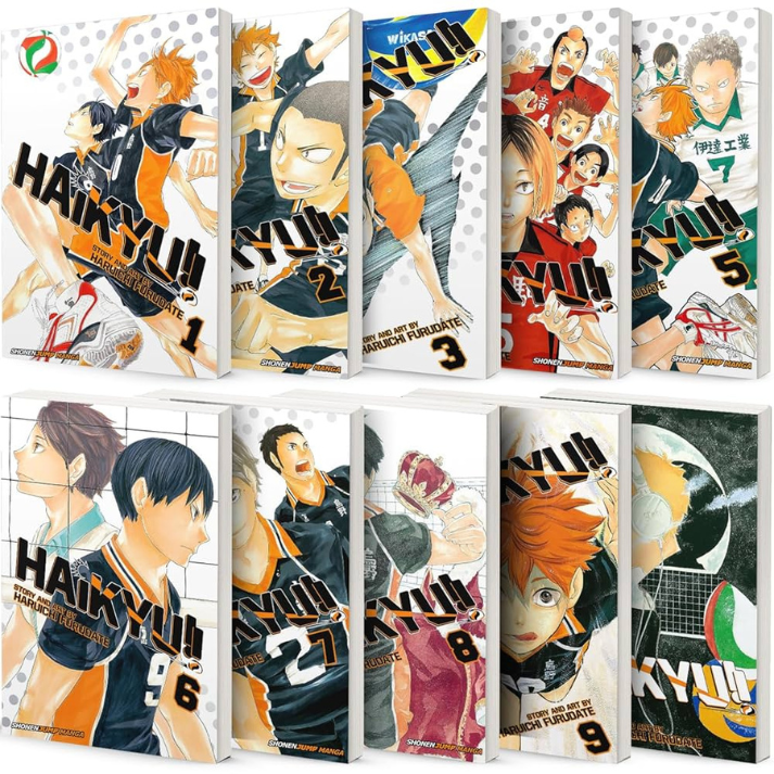 Haikyuu set by Haruichi Furudate