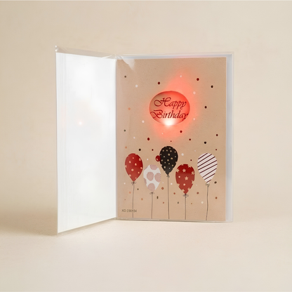 LED Light-Up Birthday Greeting Card