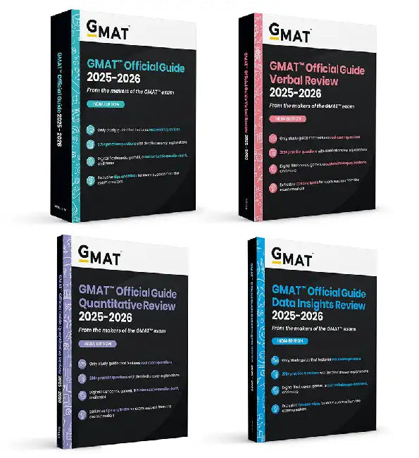 GMAT Official Guide 2025-2026 Bundle: Books + Online Question Bank