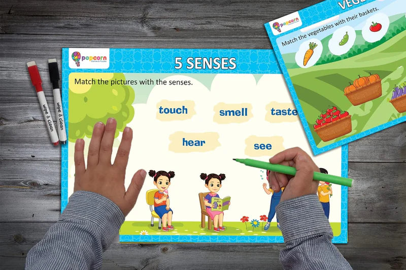 ABC and Numbers - Write & Wipe Activity Mats