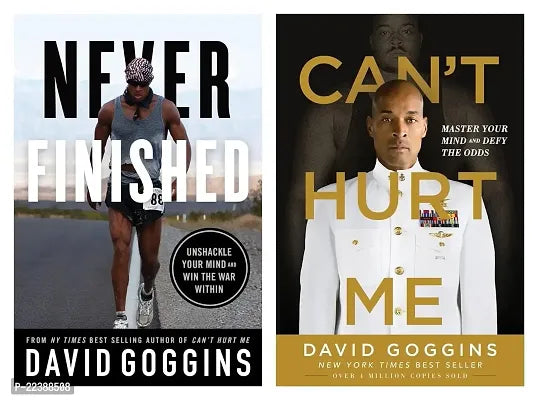 David Goggins Book Combo – Can’t Hurt Me &amp; Never Finished