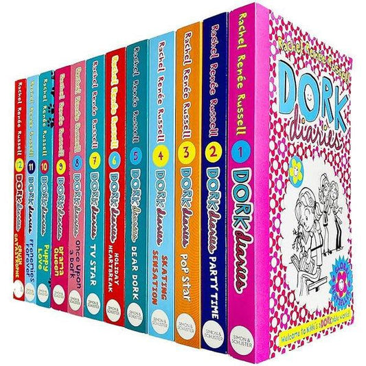 Dork Diaries Books 1-10 by Rachel Renée Russell (paperback) - BooxWorm