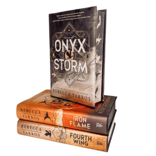 Iron Flame, Fourth Wing & Onyx Storm by Rebecca Yarros