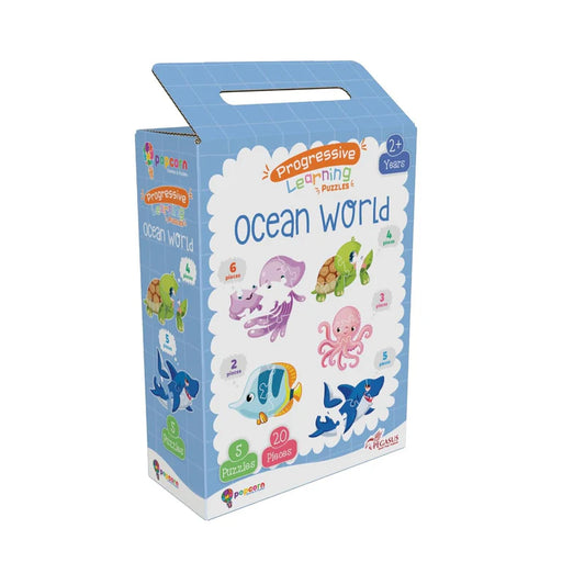 Progressive Learning Puzzles: Explore Ocean World for Kids