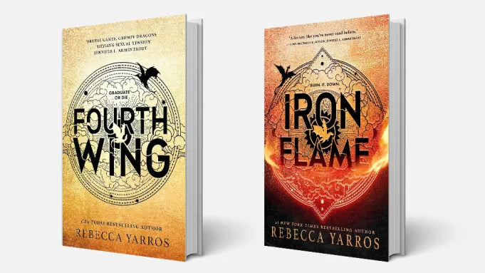 Fourth Wing and Iron Flame by Rebecca Yarros (combo)