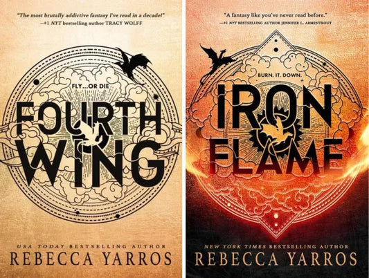 Fourth Wing and Iron Flame by Rebecca Yarros (combo)