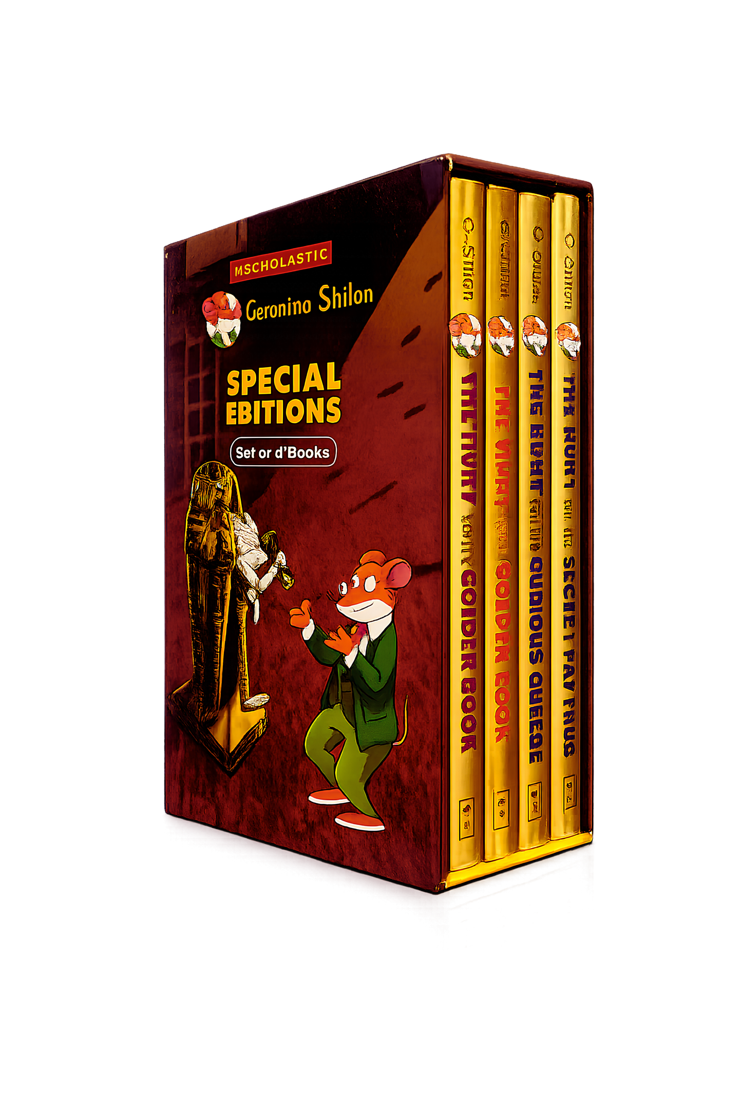 Geronimo Stilton Special Edition: The Hunt Series Set Of Box (4 Books)