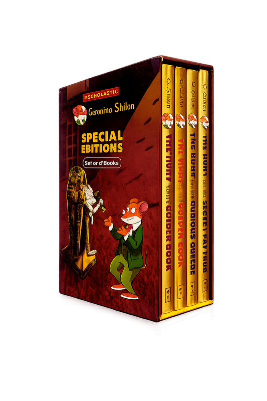 Geronimo Stilton Special Edition: The Hunt Series Set Of Box (4 Books)