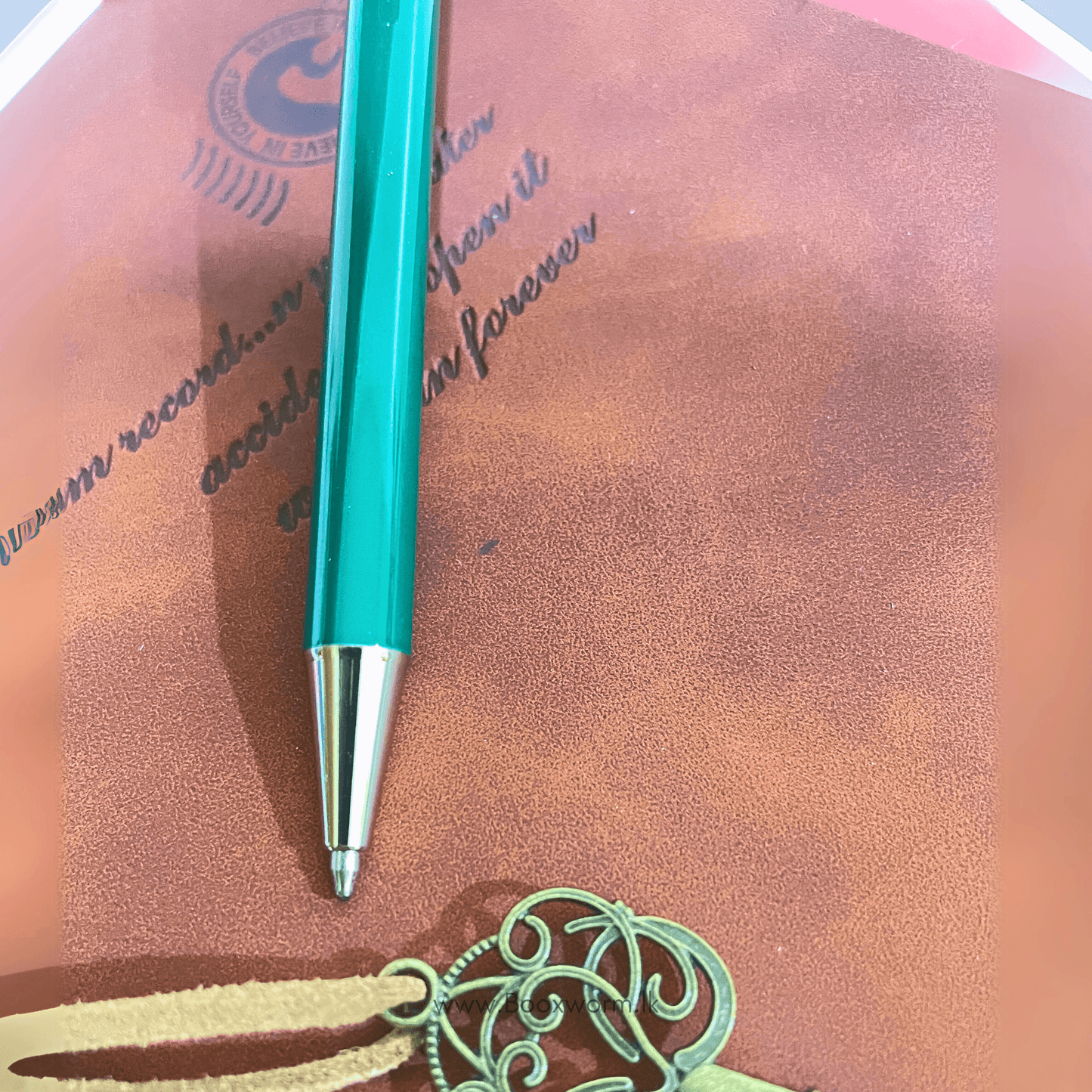 Cartier Slim Ballpoint Pen – Blue Ink and Green Body - BooxWorm