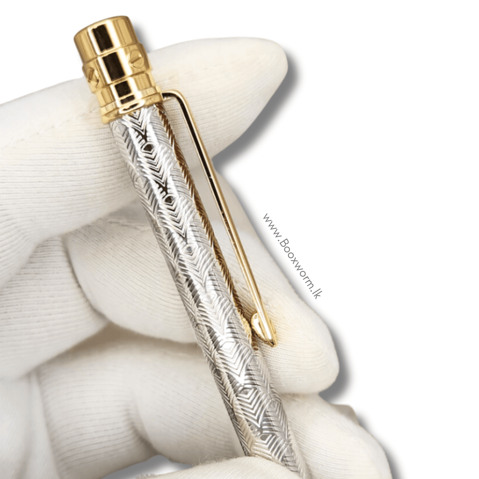 Cartier Slim Ballpoint Pen – Silver & Gold - BooxWorm