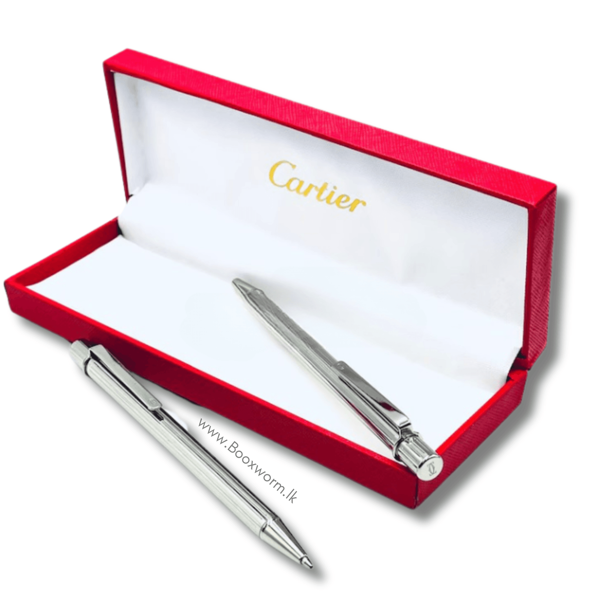 Cartier Slim Ballpoint Pen – Silver - BooxWorm