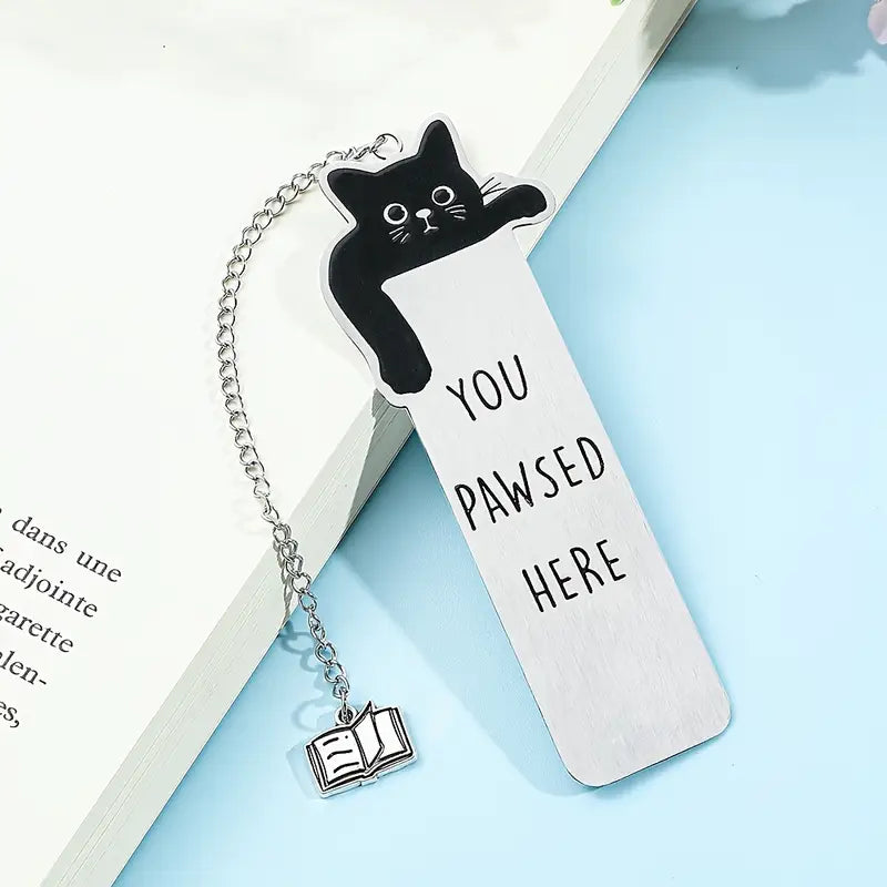 Charming Black Cat BookMark - BooxWorm