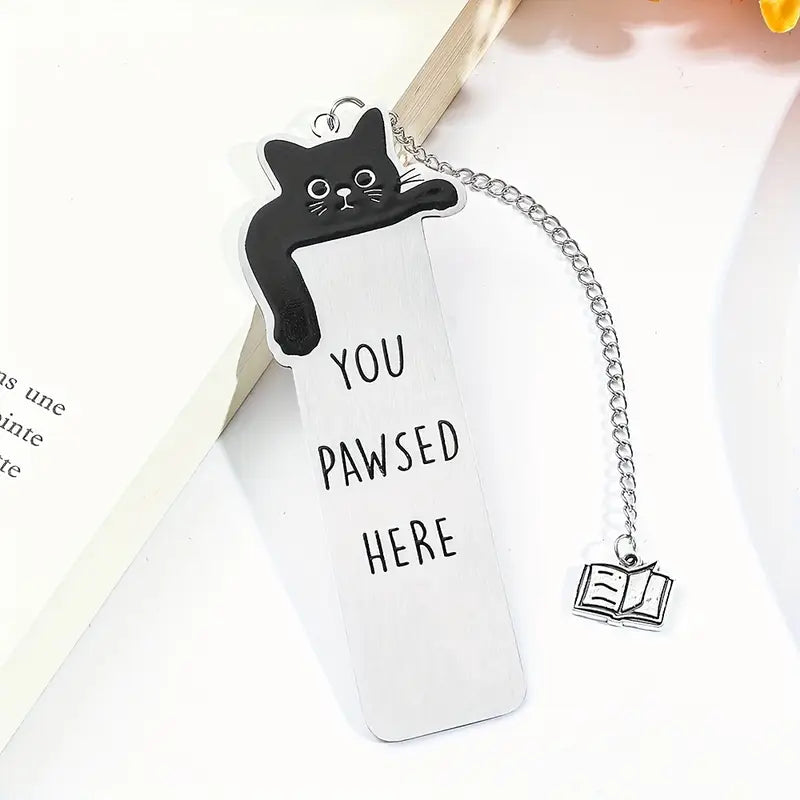 Charming Black Cat BookMark - BooxWorm