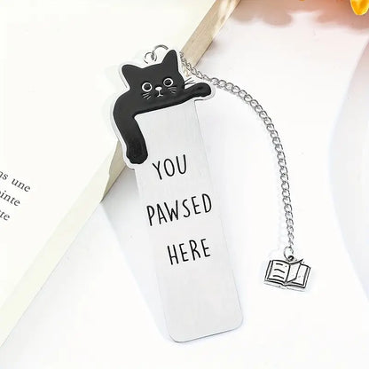 Charming Black Cat BookMark - BooxWorm