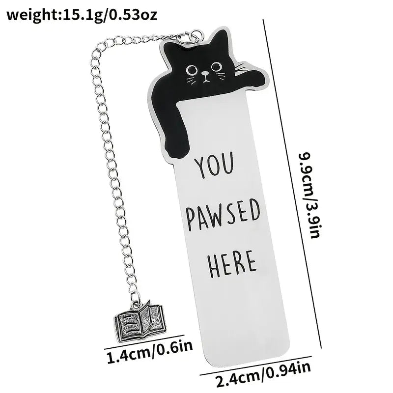Charming Black Cat BookMark - BooxWorm