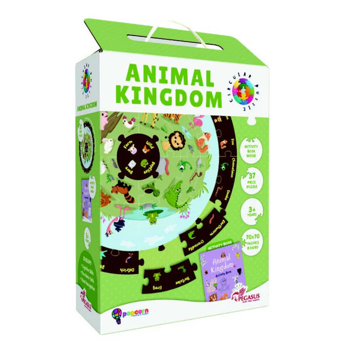 Circular Puzzles - Animal Kingdom - BooxWorm