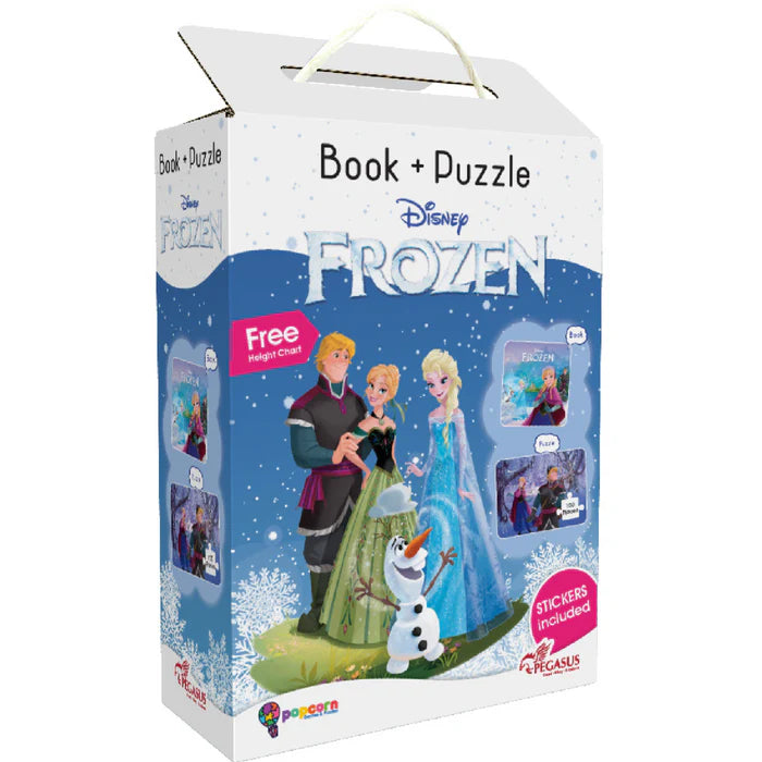 Disney Frozen Puzzle - 100 pc Puzzle (Frozen Book + Puzzle) - BooxWorm