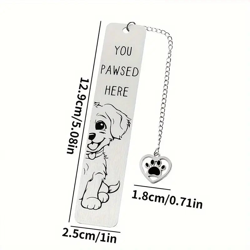 Dog Lover'S Stainless Steel Bookmark - BooxWorm