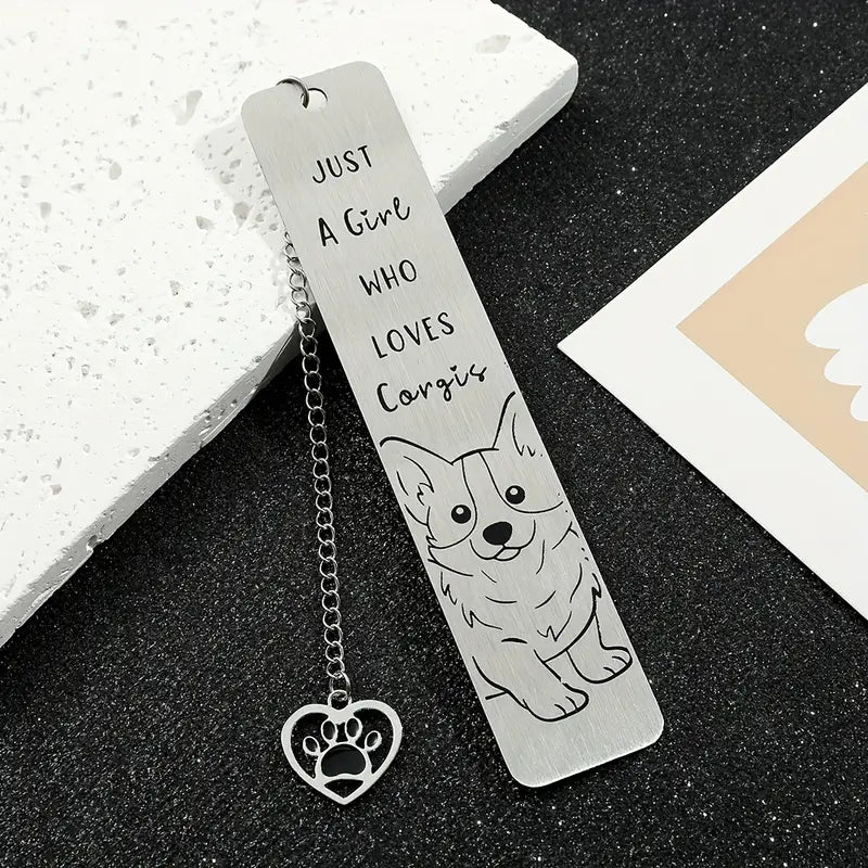 Dog Lover'S Stainless Steel Bookmark - BooxWorm