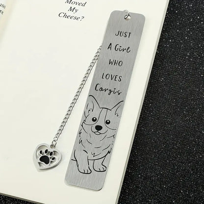 Dog Lover'S Stainless Steel Bookmark - BooxWorm