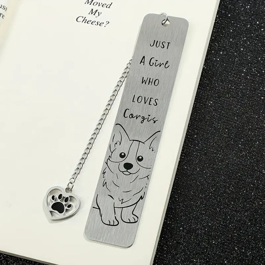 Dog Lover'S Stainless Steel Bookmark - BooxWorm