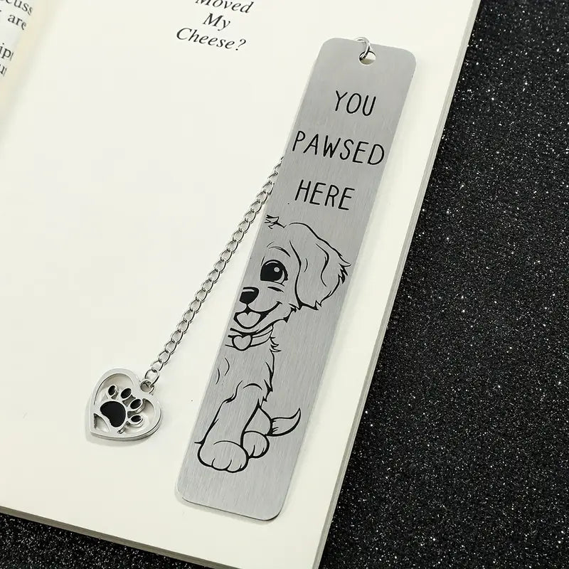 Dog Lover'S Stainless Steel Bookmark - BooxWorm