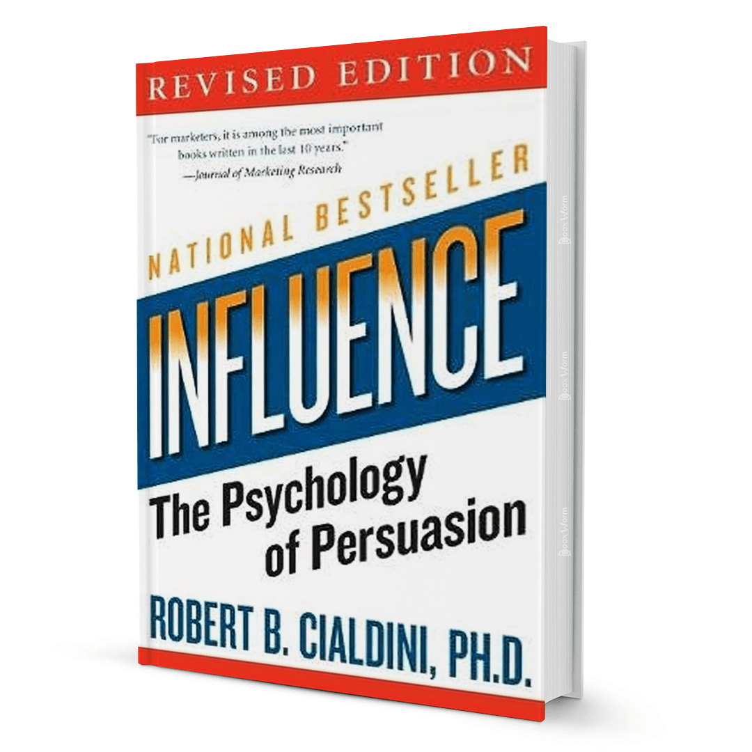Cover of the book Influence: The Psychology of Persuasion by Robert B. Cialdini, national bestseller revised edition