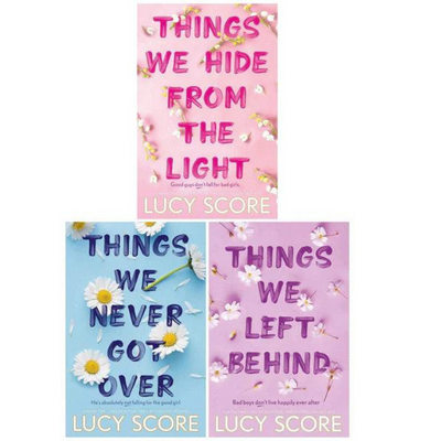 Knockemout series by Lucy Score, romance fiction books with floral covers, Sri Lanka online bookstore