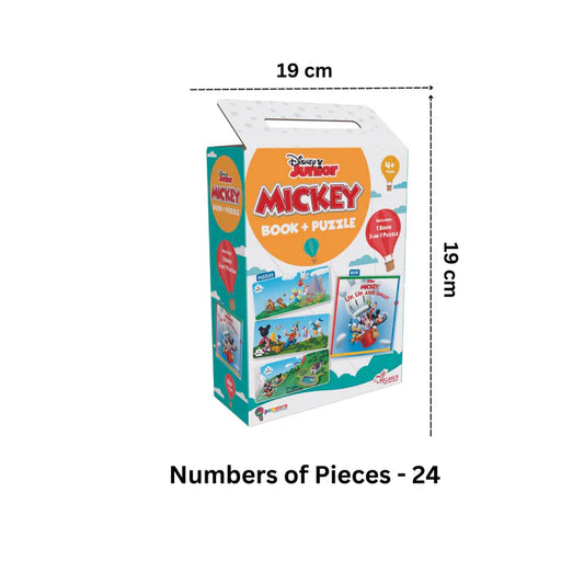 Mickey & Friends (Book & 60 Piece Puzzles) - BooxWorm